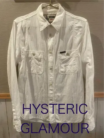 [레어] HYSTERIC GLAMOUR 심플 화이트 셔츠
