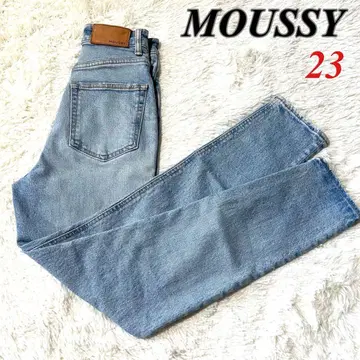 moussy 마우지 데님 팬츠 스키 데님 스트레치 블루 23