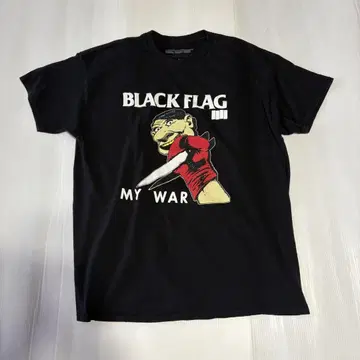 BLACK FLAG 티셔츠 XL 블랙 MY WAR