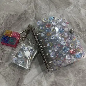 미니 투명 씰 씰 보관함 키링