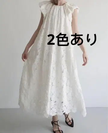flower lace drape one-piece