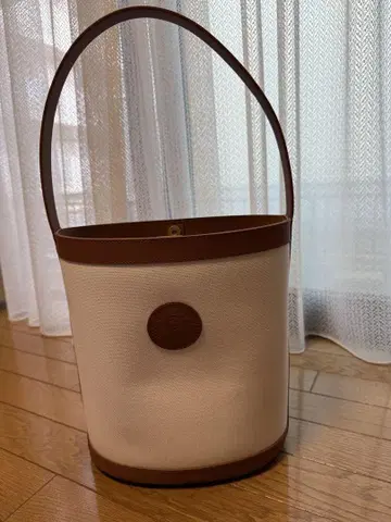 트로피컬 패턴 내장 베이지 백