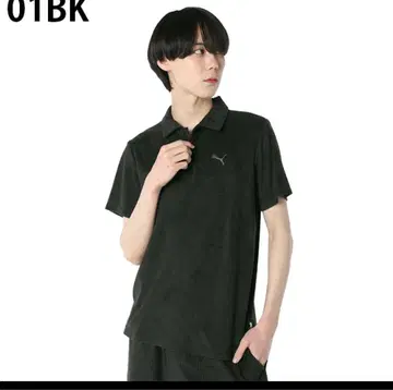 새상품 PUMA 블랙 피케 셔츠 M 사이즈