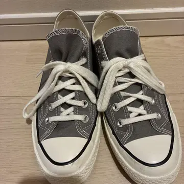 새상품급 CONVERSE 척테일러 그레이 스니커즈 25cm