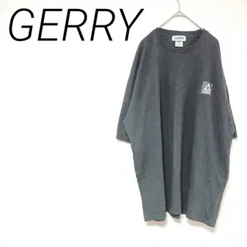 GERRY 블랙 T셔츠 빅 XL 캐주얼 백 프린트