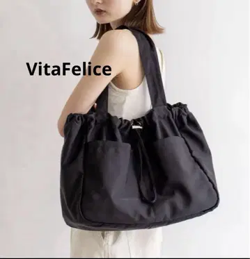 VitaFelice 비타펠리체 프론트 포켓 토트백