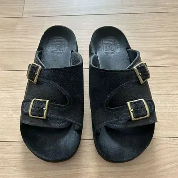 샌들맨 x 코니아일랜드 별주 더블 버클 샌들