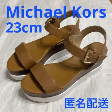 새상품급*Michael Kors 샌들 23cm 브라운 통굽