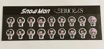 Snow Man SERIOUS 특전 스노푸쿠 씰 미개봉
