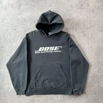 90s anvil 기업 후드티/후디 BOSE 블랙 M