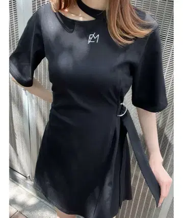 EATME 초커 아시메 미니 T 원피스