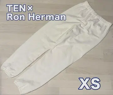 TEN x Ron Herman 별주 콜라보 스웨트 팬츠 XS 화이트