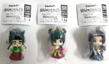 익명 배송 약사의 혼잣말 데포르메 피그 키링 3종류 마오마오 진시