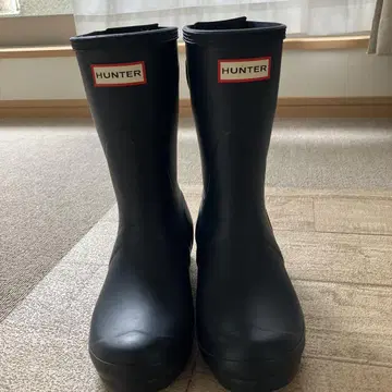 1회 착용 HUNTER 장화 네이비