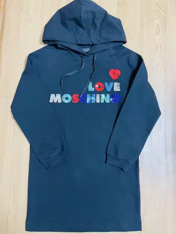 MOSCHINO 스팽글 후드티
