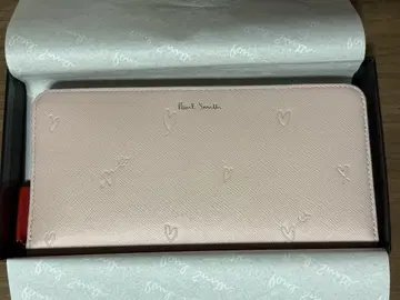 [미사용 새상품] Paul Smith 스미시 하트 장지갑 핑크