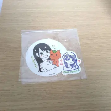 카키 하루카 캐리커처 스티커 코스터 노기카페 nogicafe 노기자카46