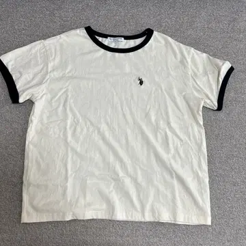 US POLO ASSN. 크림색 티셔츠