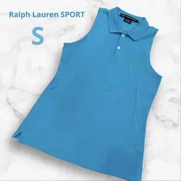 Ralph Lauren SPORT 피케 셔츠 골프 슬리브리스 블루 S