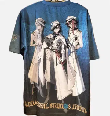 USJ 한정 할로윈 Ado 블루 로즈 부대 T셔츠