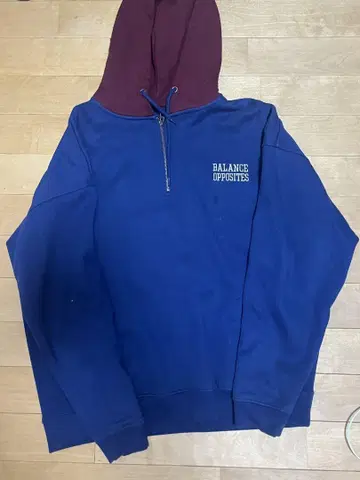 RVCA 풀 집업 후드티 파랑/빨강