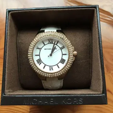 MICHAEL KORS 손목시계 화이트/골드