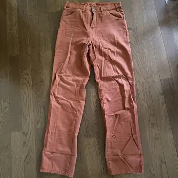 Dickies 벽돌색 스트레이트 레그 데님 팬츠 32 x 34