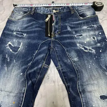 DSQUARED2 디스퀘어드 페인트 데미지 데님 사이즈 50