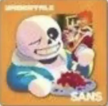 [ Undertale ] 샌즈 파피루스 코스터 [ 게이머 야키 ]