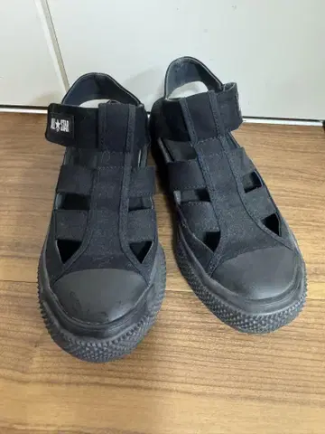 CONVERSE ALL STAR 블랙 샌들 9