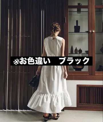 OHGA SUMMER 원피스 블랙 M