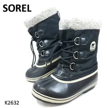 소렐 스노우 부츠 카리부 방수 방한 블랙 23cm