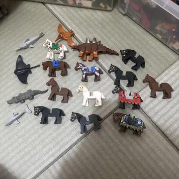 LEGO 올드 레고 말, 공룡 등 동물 세트