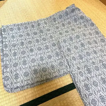 [홑옷] 면마 혼방 그린 계열 산뜻한 기모노
