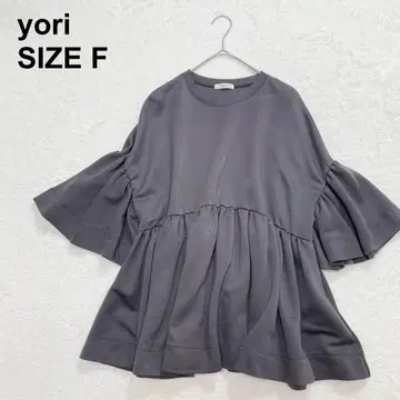 yori 요리 2022 SM 개더 슬리브 티셔츠 릴랙스 (406)