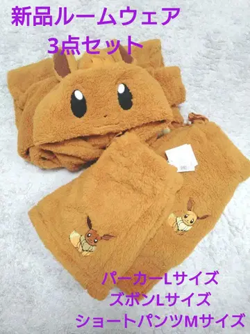 에메필 포켓몬 이브이 룸웨어 3세트