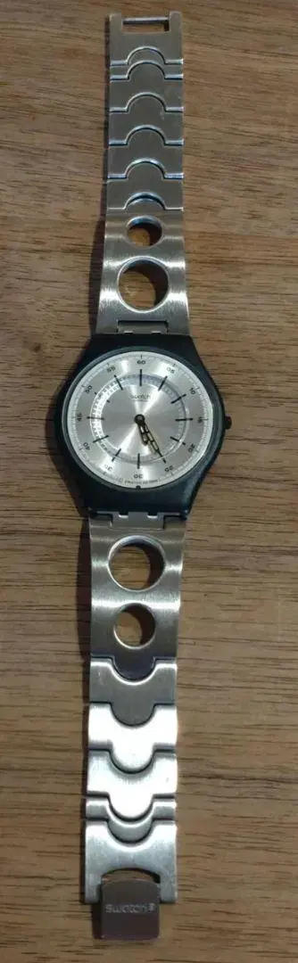 SWATCH SKIN 손목시계 실버 시계만