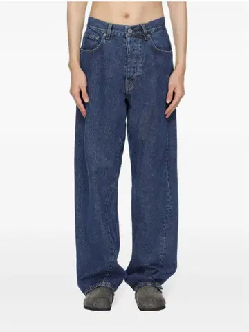 Sunflower wide twist jeans rinse blue