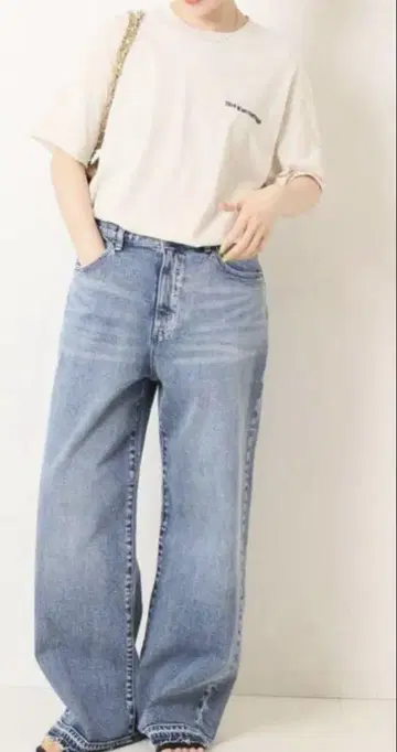 5 1/2 LOOSE-STRAIGHT DENIM 38 스픽 앤 스팬