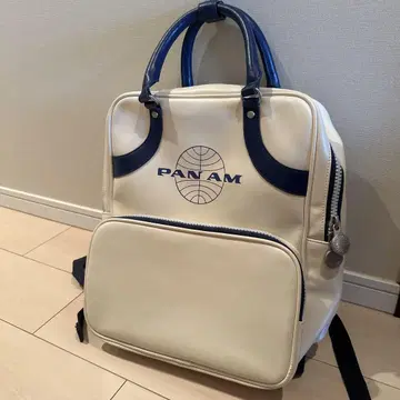 PAN AM 여행용 2way 백, 여행 가방, 시내 백팩 / 화이트