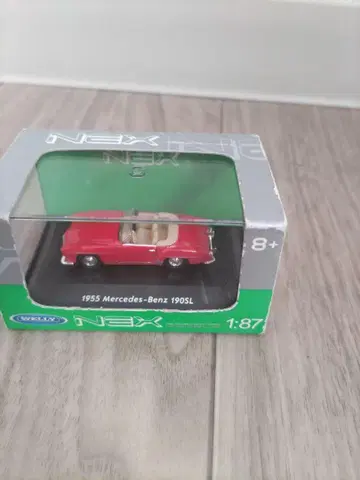 레어 1955 Mercedes-Benz 190SL 빨간색 1:87