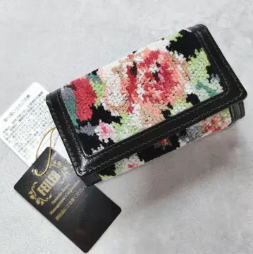 [레어] FEILER 페이 키케이스 자수 꽃무늬