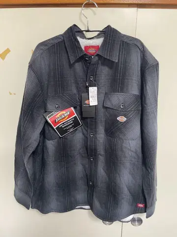 Dickies 체크 무늬 긴팔 셔츠 3L