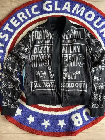 HYSTERIC GLAMOUR 리버서블 블루종
