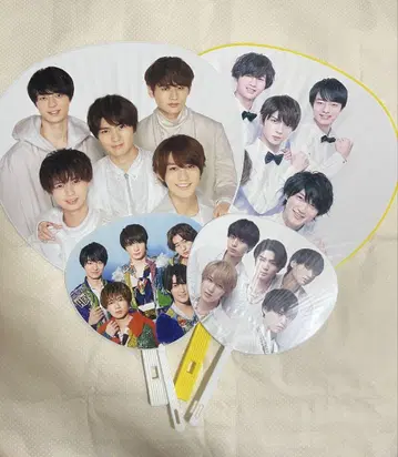 HiHi Jets 단체 부채 공식 묶음 판매