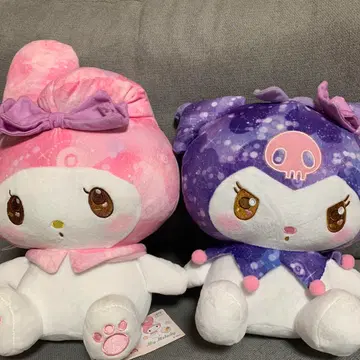 마이멜로디 쿠로미 반짝반짝 인형 BIG 봉제 인형