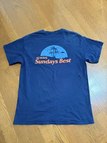 SUNDAYS BEST 네이비 T셔츠 L사이즈