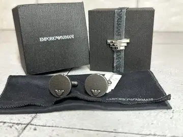 [새상품] 엠포리오 아르마니 로고 모티브 커프스 (ARMANI