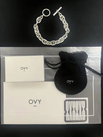 Silver Anchor Chain Bracelet OVY 팔찌