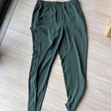 theory luxe 다크 그린 팬츠 040